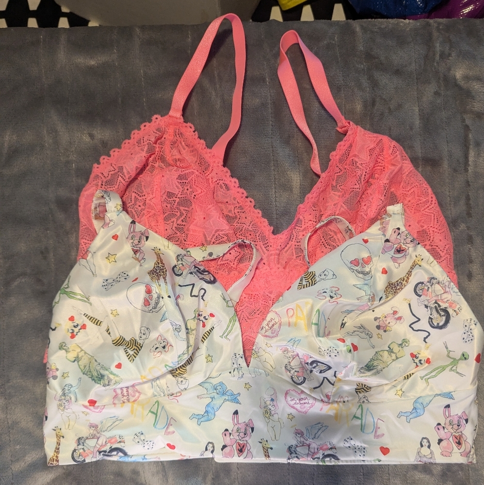 New With Tags Parade Bralettes Size s2